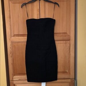 Cache Elegant Black Strapless Dress